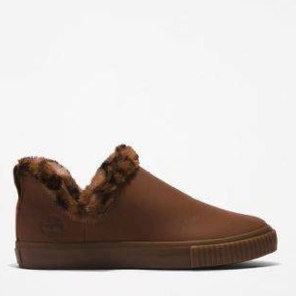 Timberland Shoes - New Timberland Skyla Bay Waterproof Warm Faux Fur Lined Slip-On Shoe in Saddle